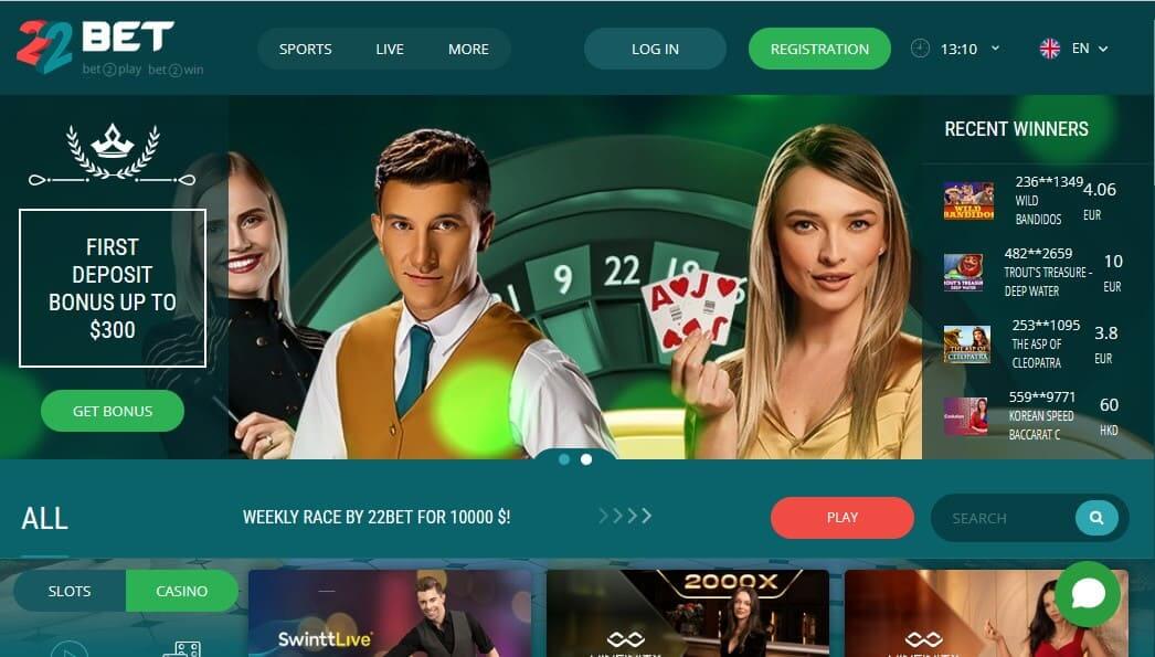 22Bet Online Casinos Kenya