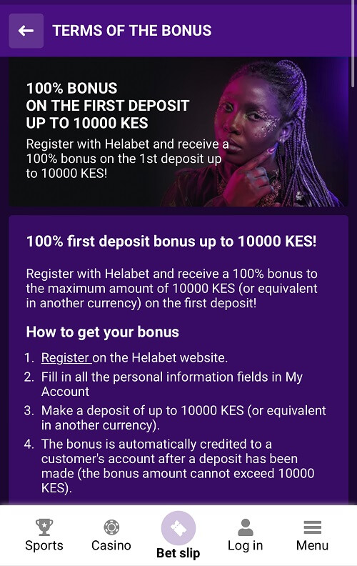 helabet first deposit bonus